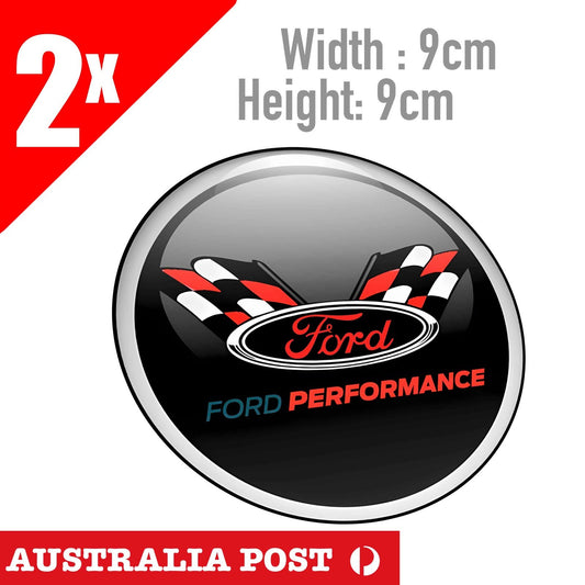 Ford Performance, Ford Red Logo  round Sticker