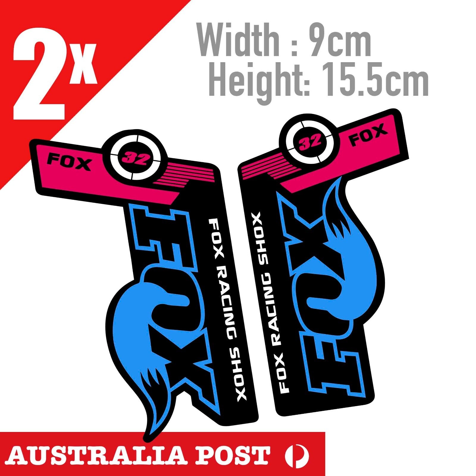 Fox Forks Suspension Factory Style Stickers