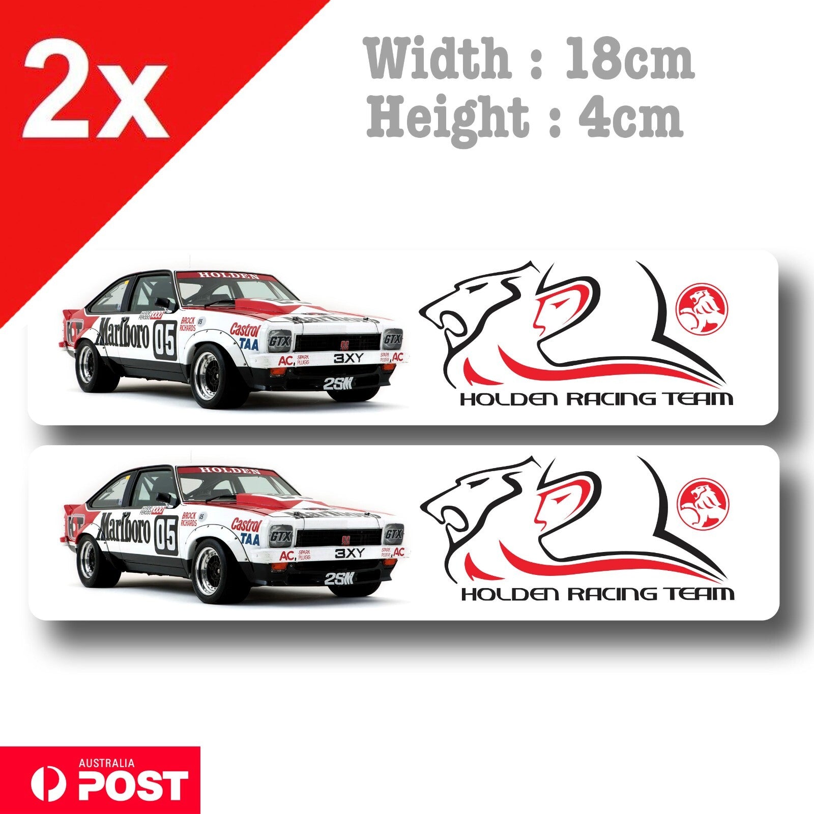 1978 HDT Torana A9X - Holden Racing Team  Decal Sticker