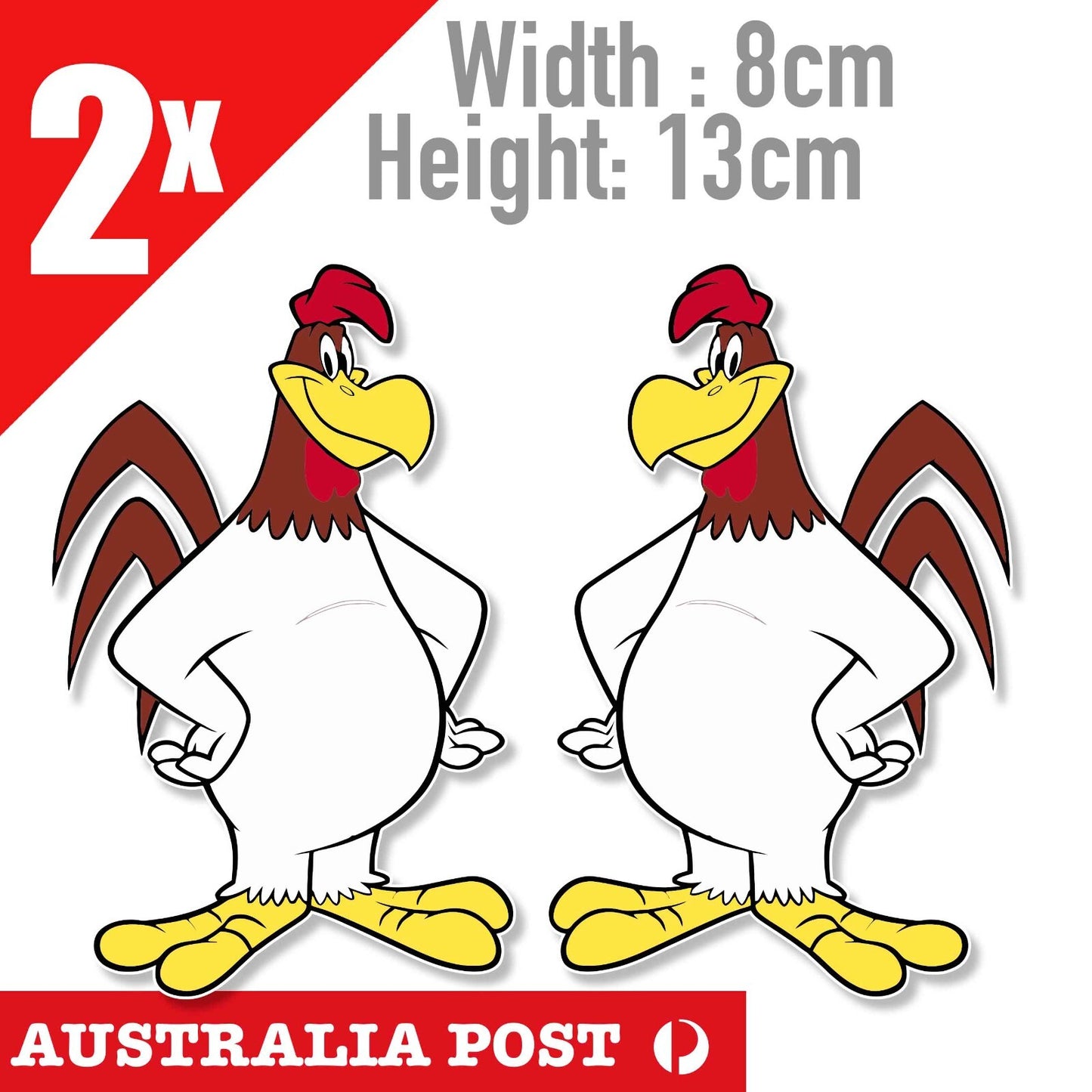 Foghorn Leghorn Chicken Funny Looney Tune Stickers