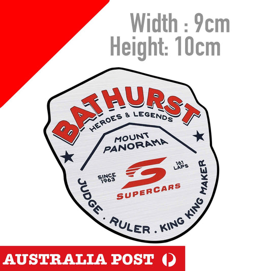 Bathurst Logo - Mount PANORAMA Badge  Garage Supercars Sticker