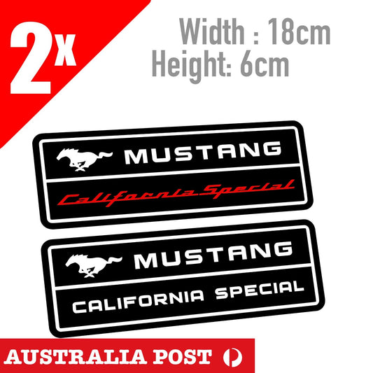 FORD MUSTANG GT CALIFORNIA  SPECIAL Super V8 Car Sticker