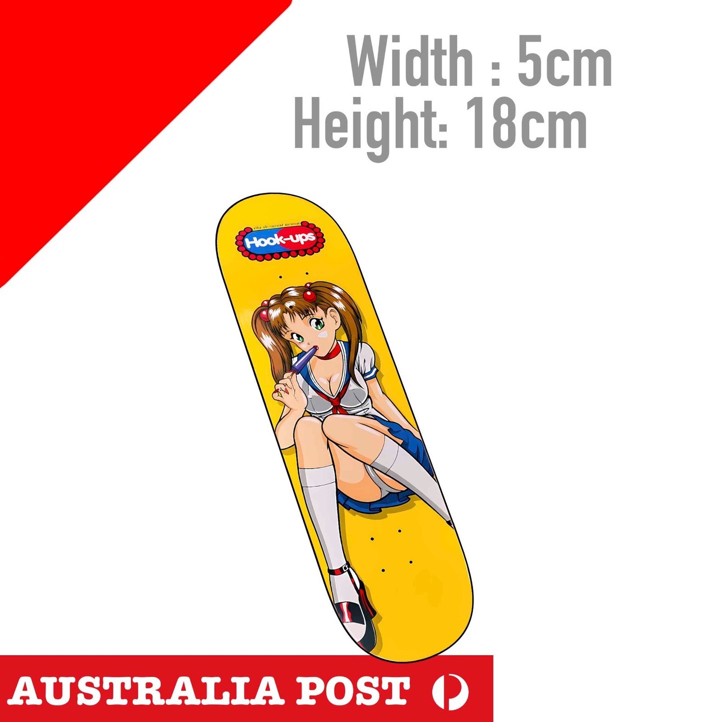 HOOK-UPS Skate STICKER Sexy Girl Skateboard  Fighters, Devils, Demons Sticker