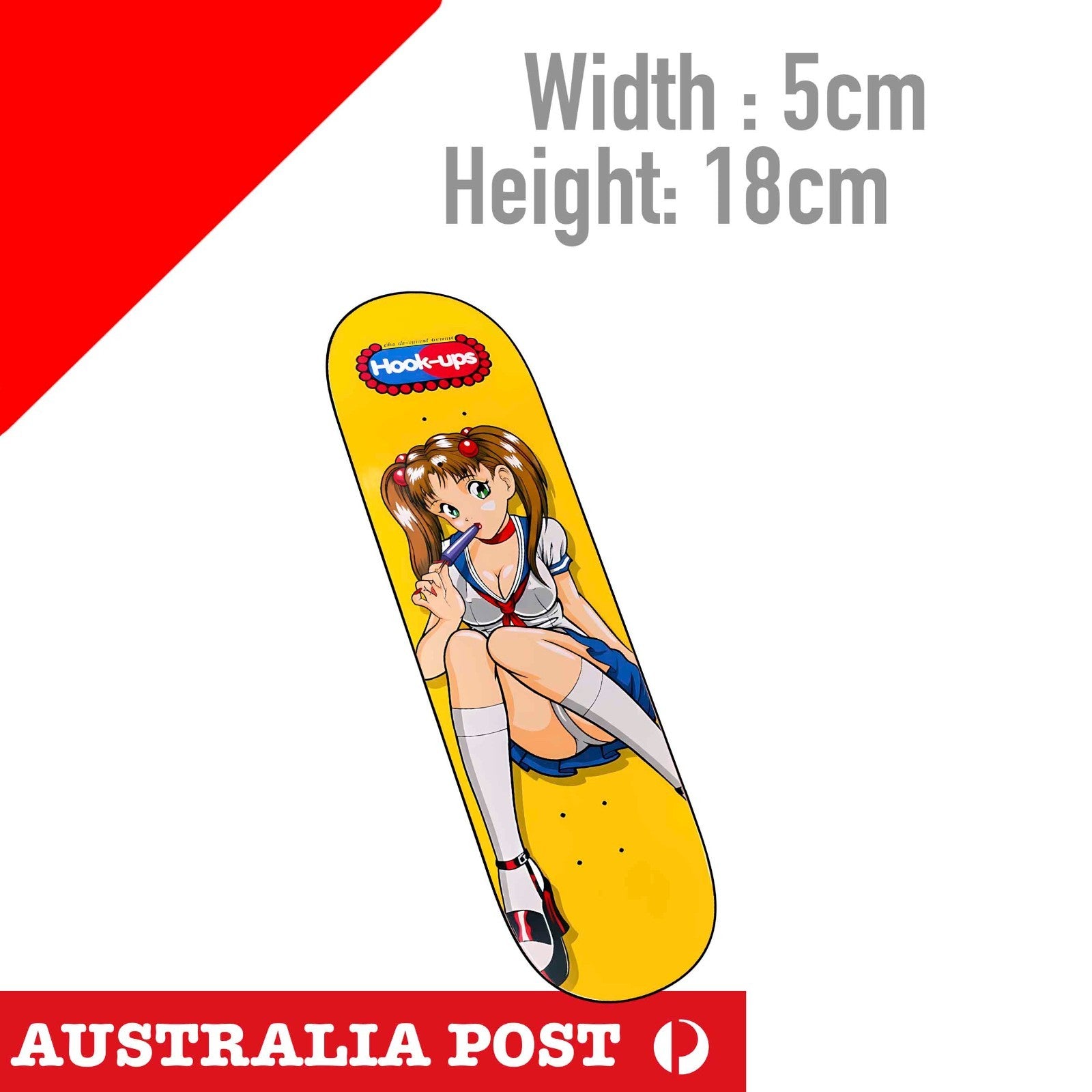 HOOK-UPS Skate STICKER Sexy Girl Skateboard  Fighters, Devils, Demons Sticker