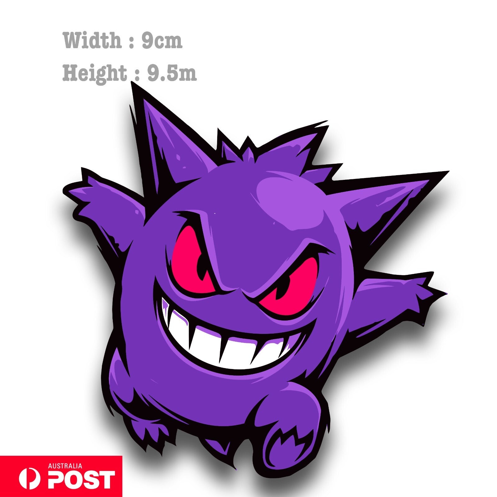 Pokémon Gengar Ghost of Shadow Sticker