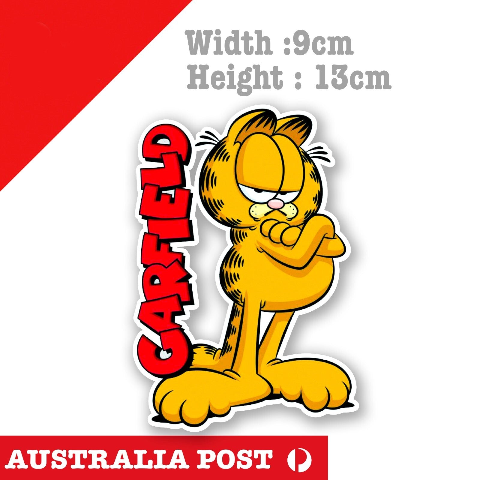 Garfield The Lazy Cat Funny Cat Animal Sticker