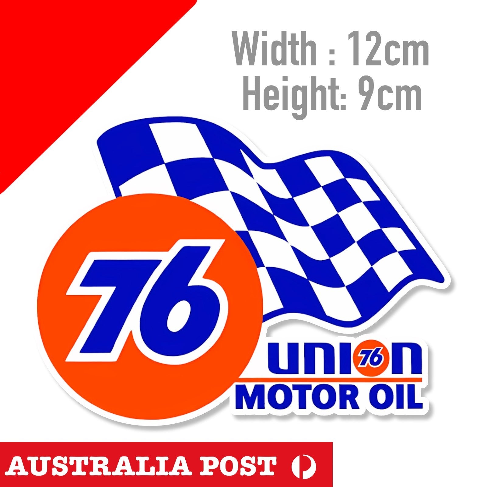 VINTAGE 76 MOTOR OIL Sticker