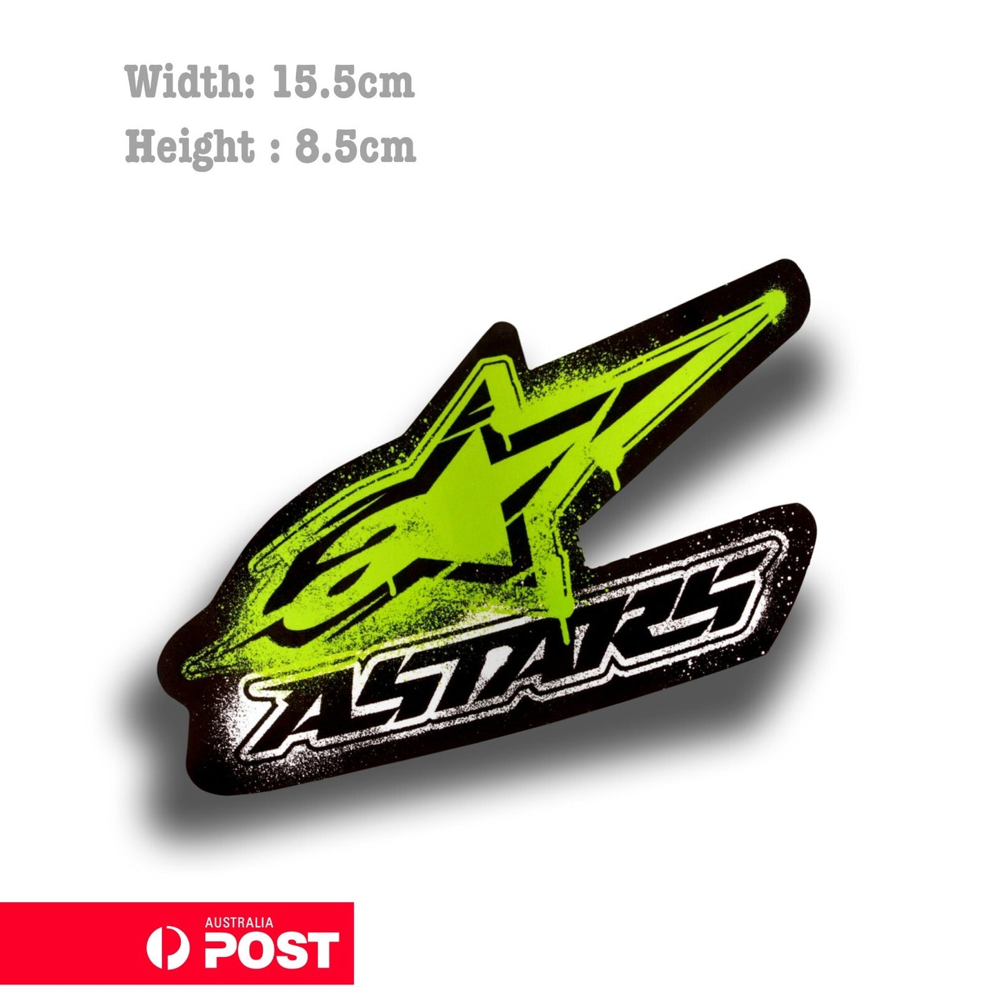ALPINESTARS Logo Helmet Motorcycle  Decal Sticker