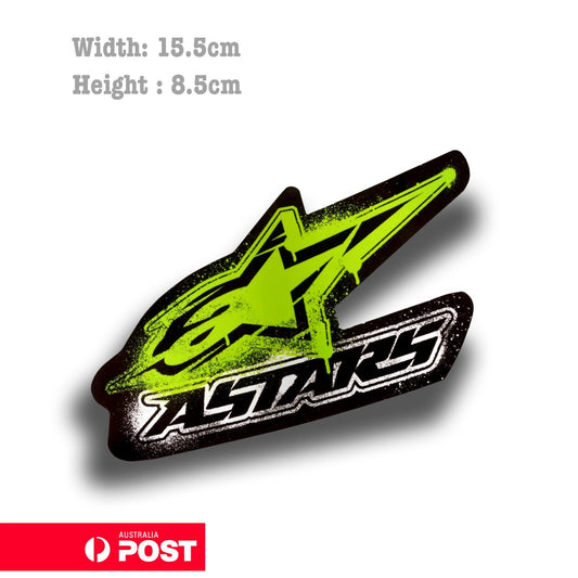 ALPINESTARS Logo Helmet Motorcycle  Decal Sticker
