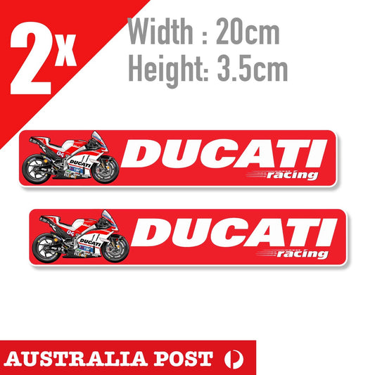 DUCATI  Grand Prix motorcycle racing DUCATI Road racing Banner Sticker