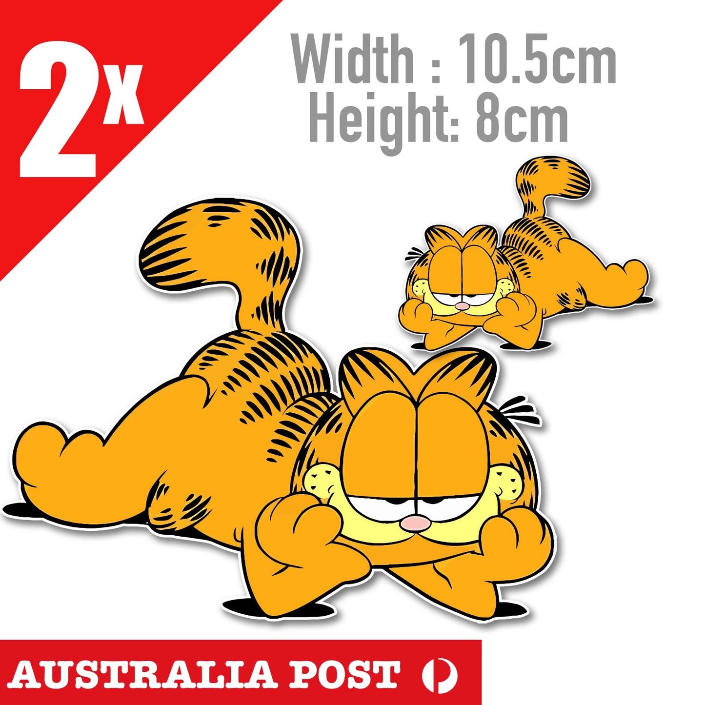 Garfield The Fat Cat Funny Garfield The Cat Sticker