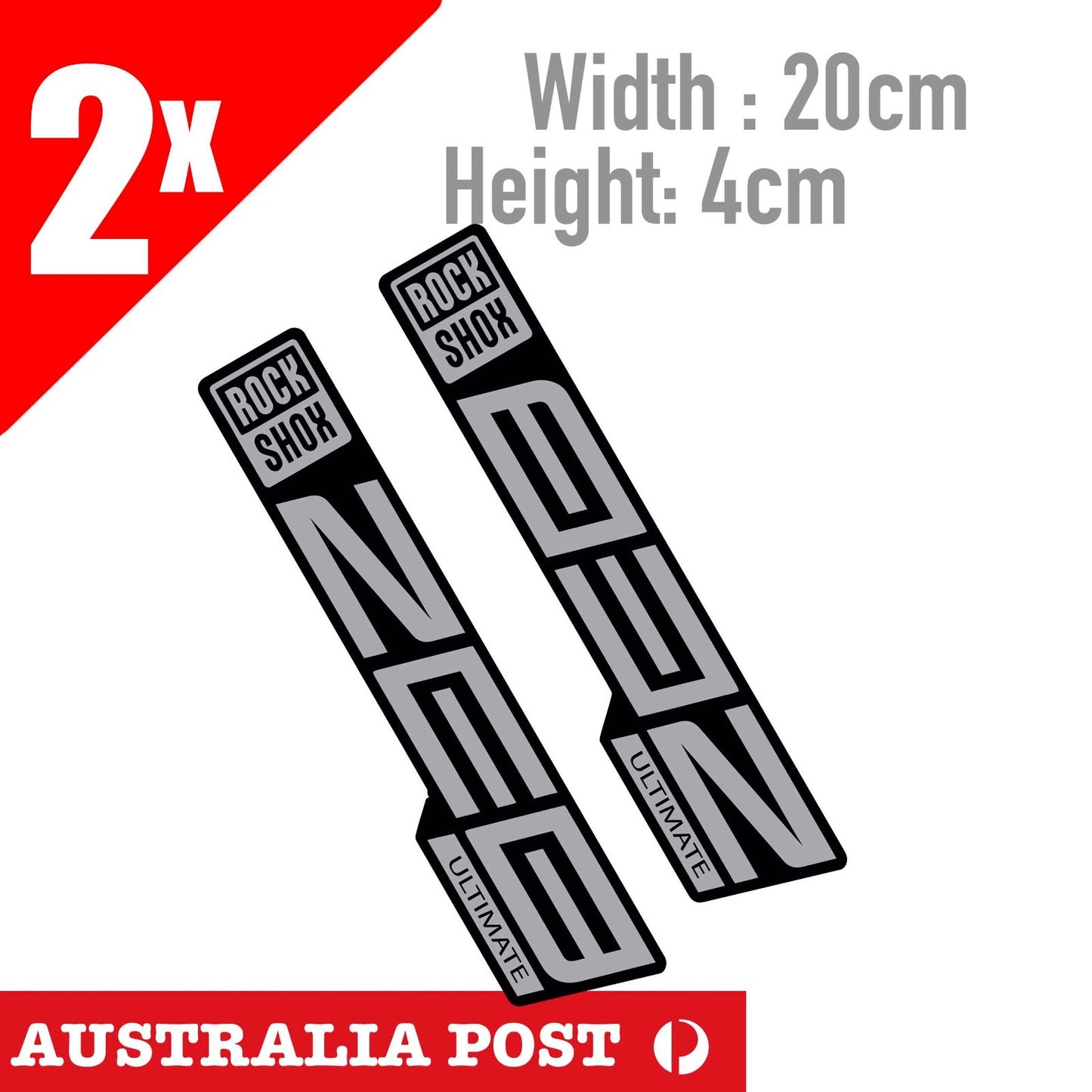 Rockshox ZEB style Fork Decal Front Suspension Decal Biycle MTB MX Sticker