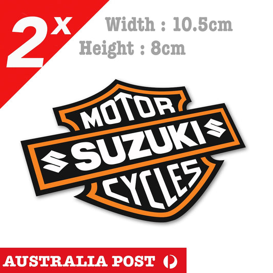 SUZUKI Motorcycle Logo, Helmet, Fuel Tank, Motorcycle Stickers