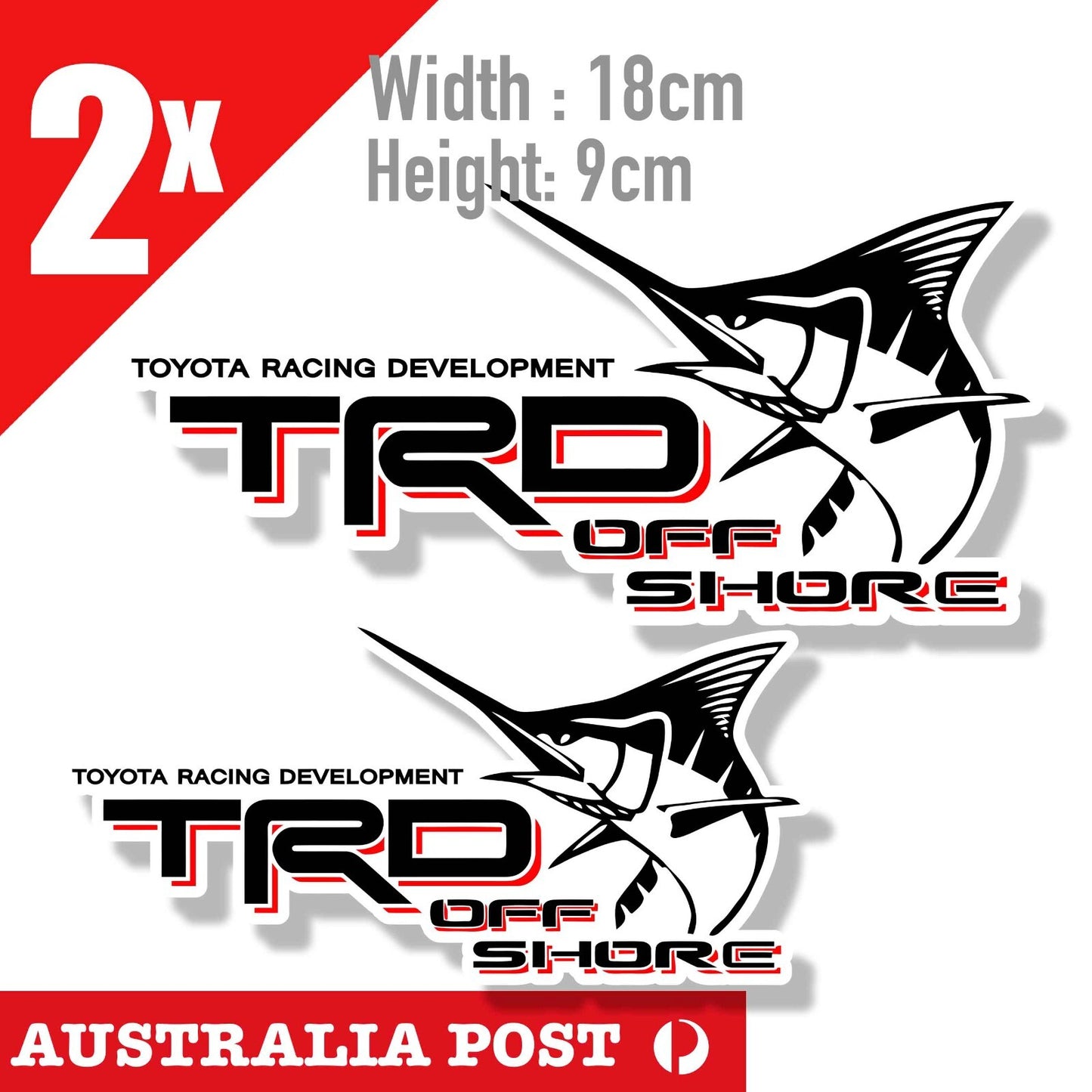 Toyota HILUX TRD TRD 4WD Logo, 4x4 Off Road, Hilux Toyota  Off Shore Stickers