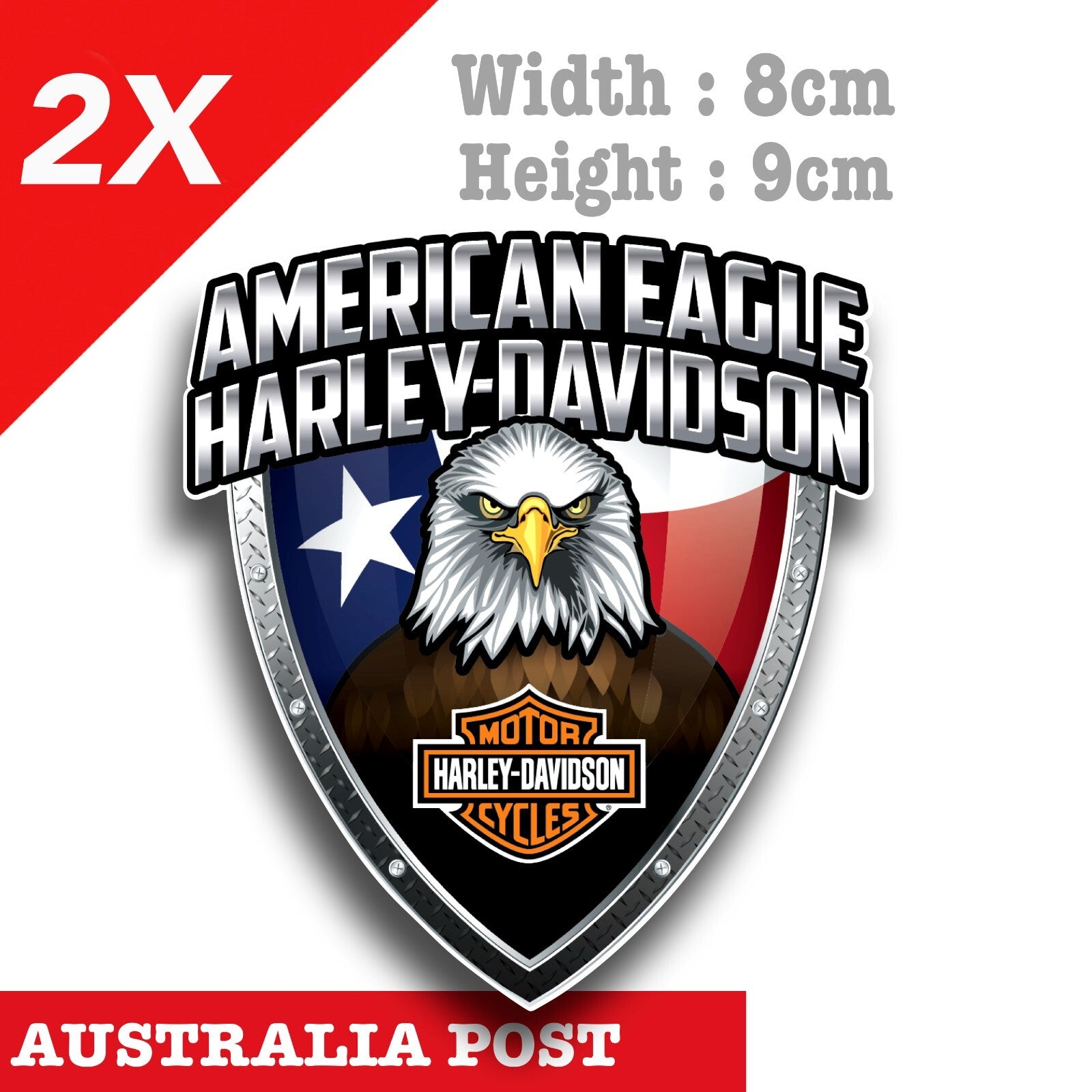Harley-Davidson Motorcycle Logo American Eagle Logo,  Bald Eagle Sticker