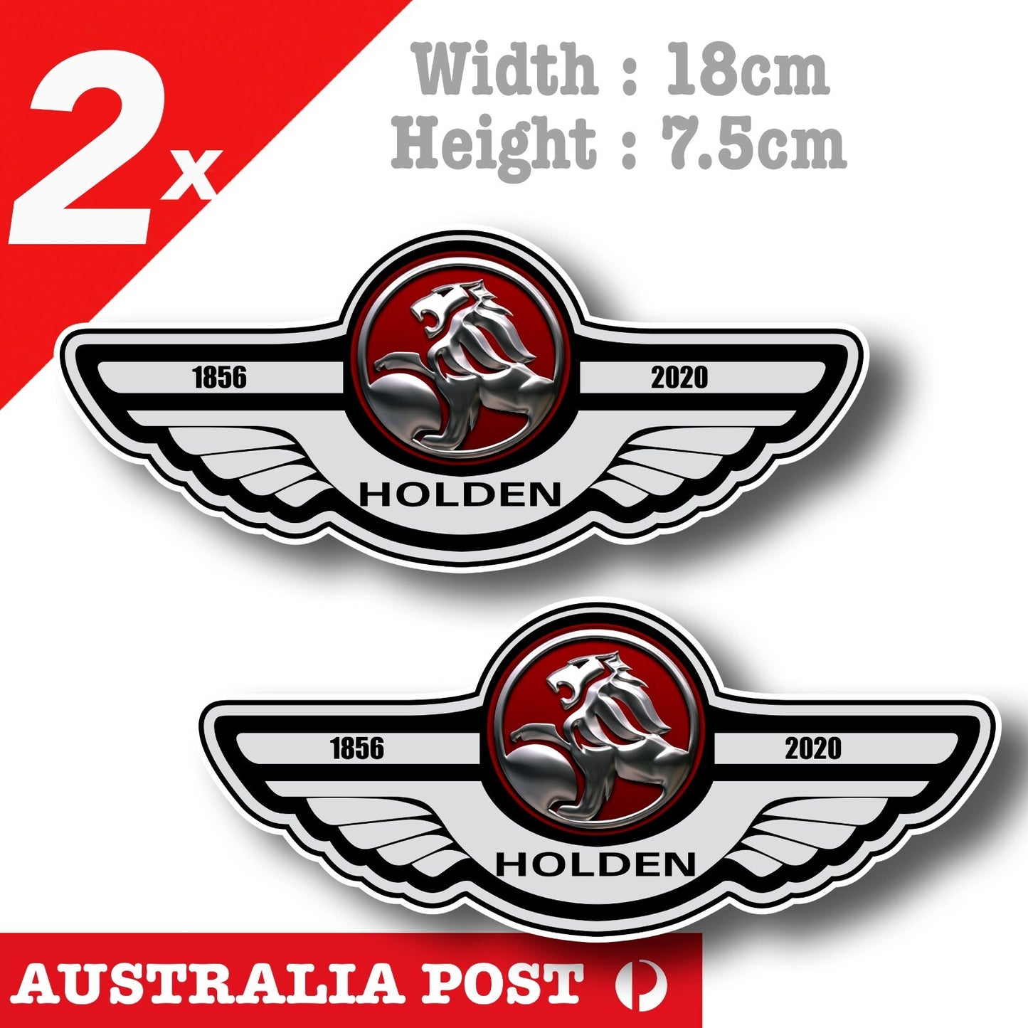 HOLDEN 1856 - 2020 Logo - RIP HOLDEN Logo HOLDEN Commodore  Sticker