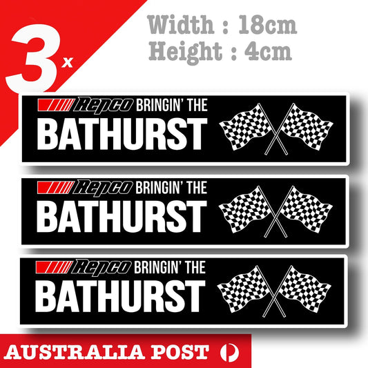 Repco Bathurst Banner Logo Car Window, Fridge, Bar Toolbox  Vinyl  Sticker