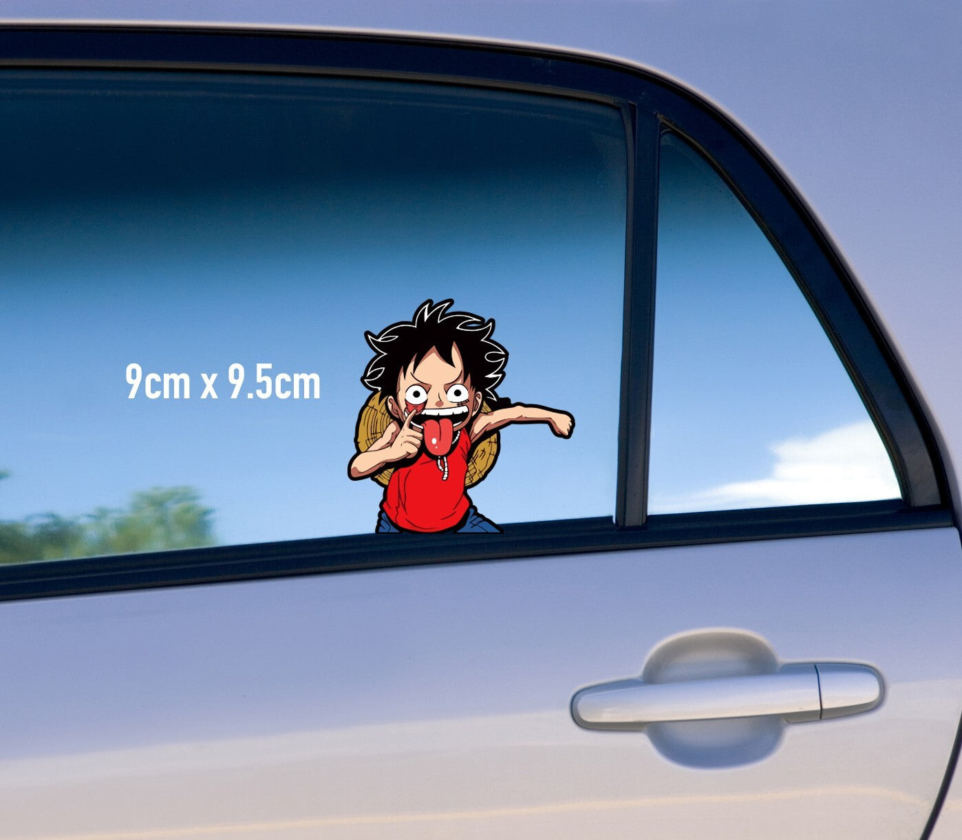 One Piece - Anime - Monkey D. Luffy Chibi Sticking tongue out Funny Sticker