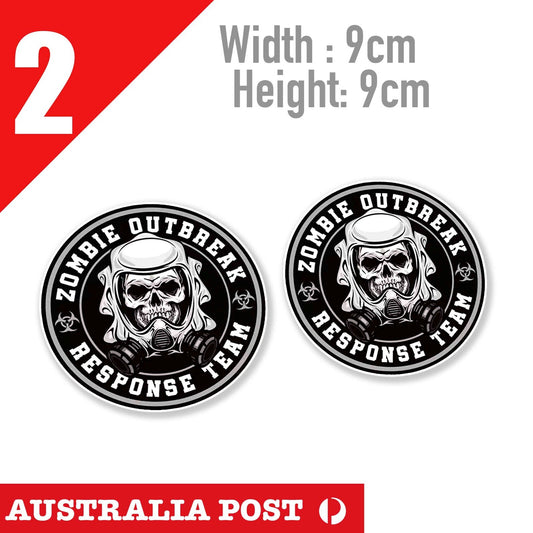 Zombie Black Response Team  Laptop , Car  Vinyl  Sticker 