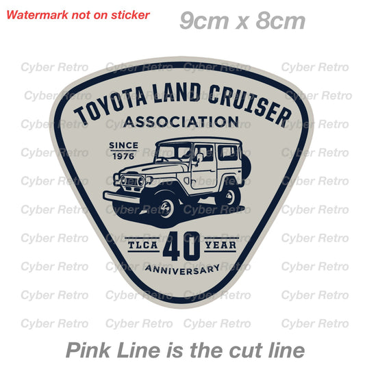 TOYOTA Land Cruiser Association Hilux 4x4 Truck Ute Car Sticker 