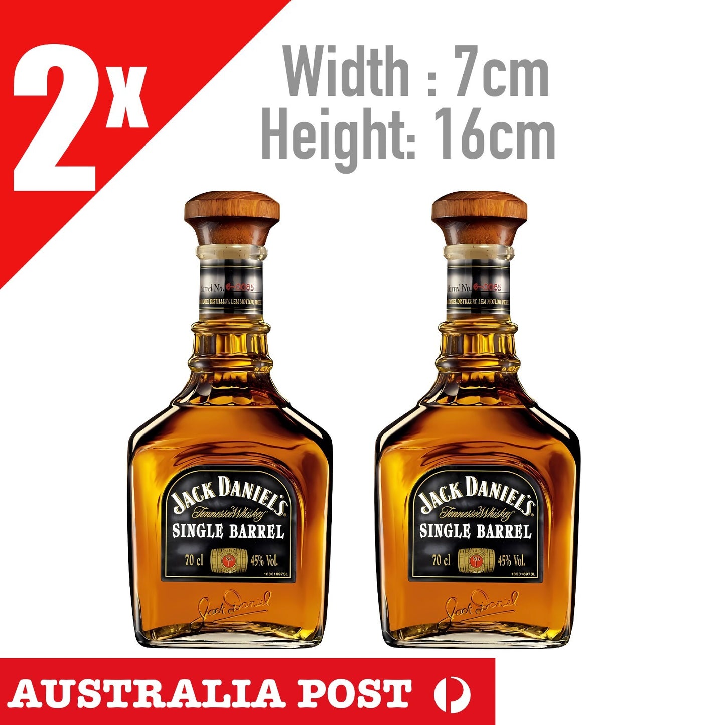 Jack Daniel's SINGLE BAREL Whiskey bottle, Bourb Laptop , Car  Vinyl  Stickers