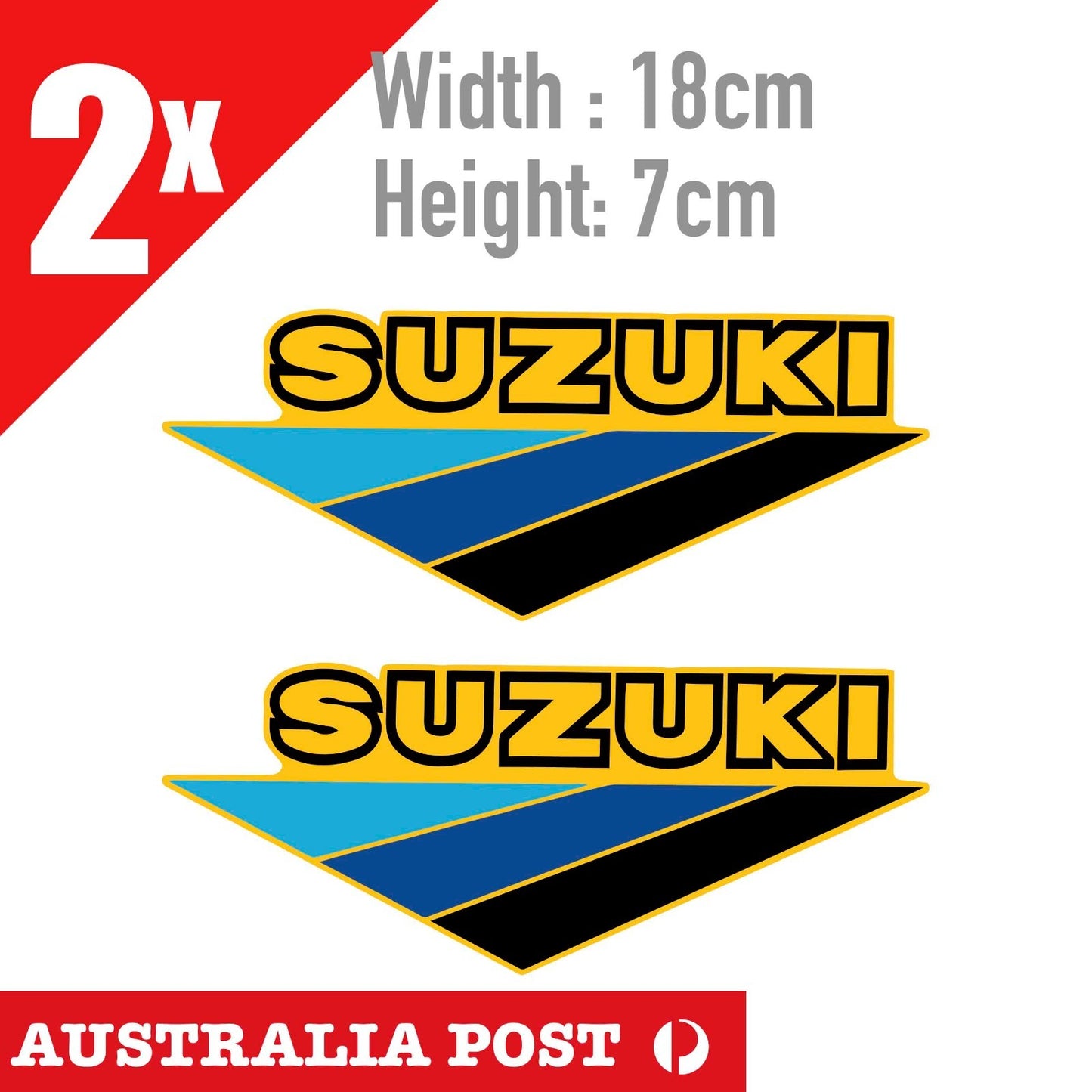 Suzuki RM80 1983 Full Decal Set TANK DECAL  Sticker