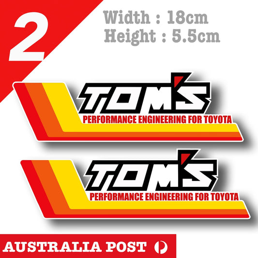 TOYOTA TOM's Performance Engineering for Toyota , Toyota TRD Logo sticker