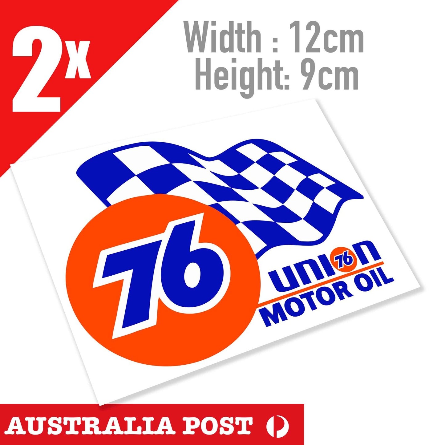 Union 76 Motor Oil  Retro Sticker