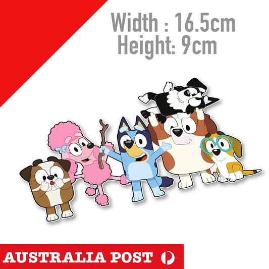 Bluey Friends Cartoon Sticker