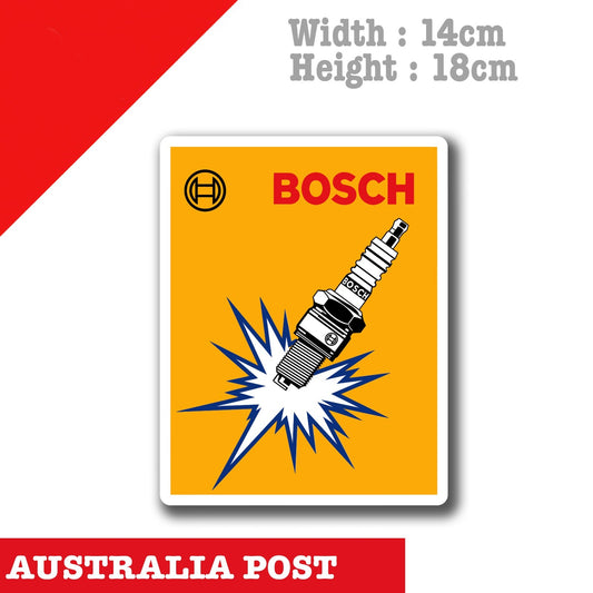 Bosch Spark Plugs Vinyl Decal Sticker