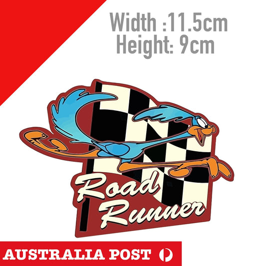 Road Runner Super Bird Laptop , Car Cartoon  Sticker