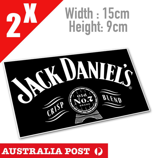 Jack Daniel WHiskey , CRISP BLEND, Jack Daniel Old No 7 Stickers