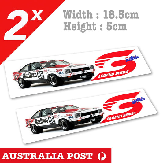Holden  HDT Torana A9X - Legend Series Supercars Australia Decal Sticker