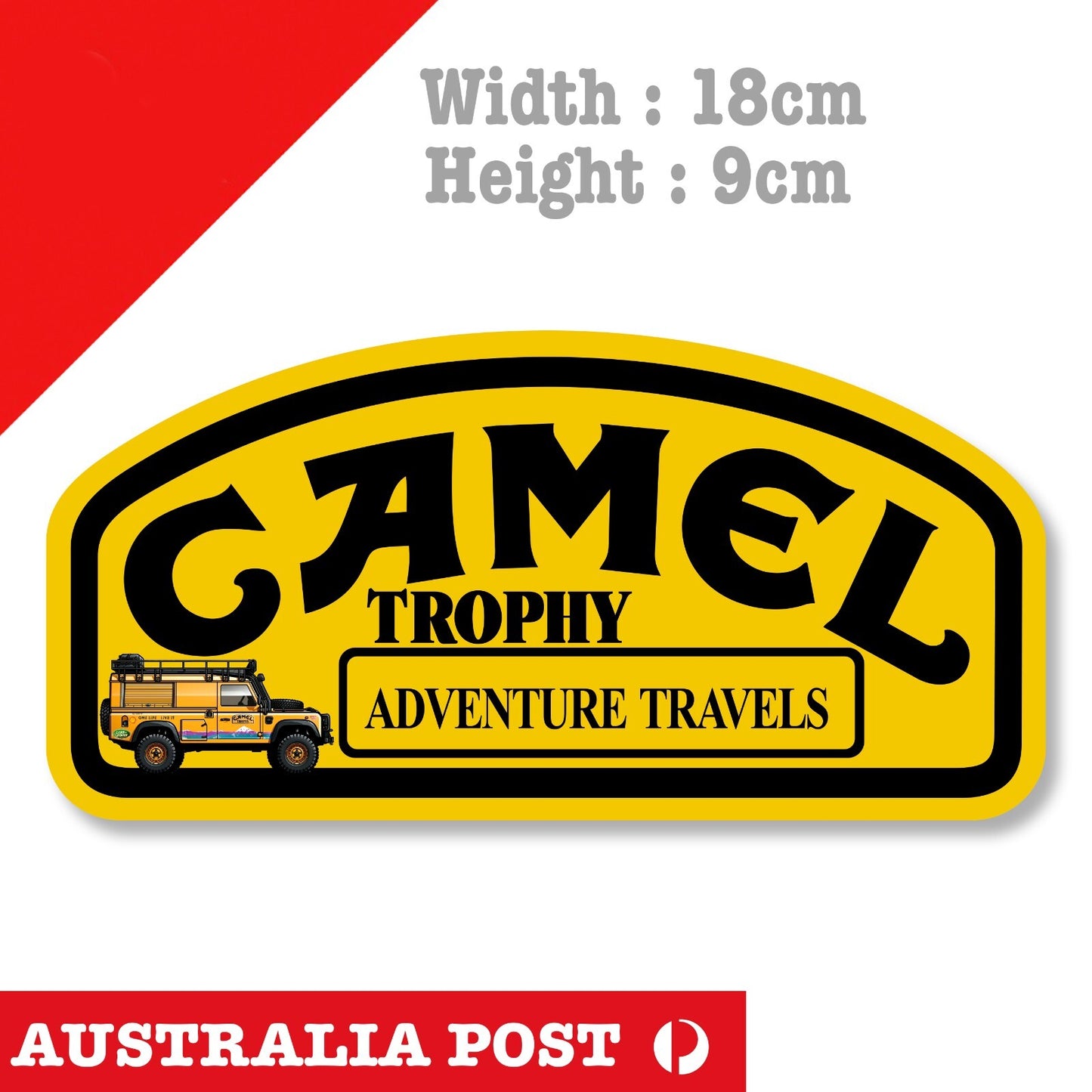 Land Rover , Camel Trophy Land Rover Defender Off Road  Sticker