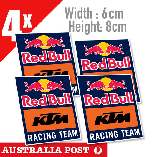 Red Bull KTM Racing Team x  Fridge Bar  Laptop , Car  Decal Sticker 