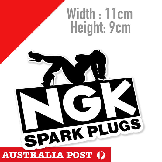 NGK Spark Plugs SEXY THICK CHICK Logo Sticker