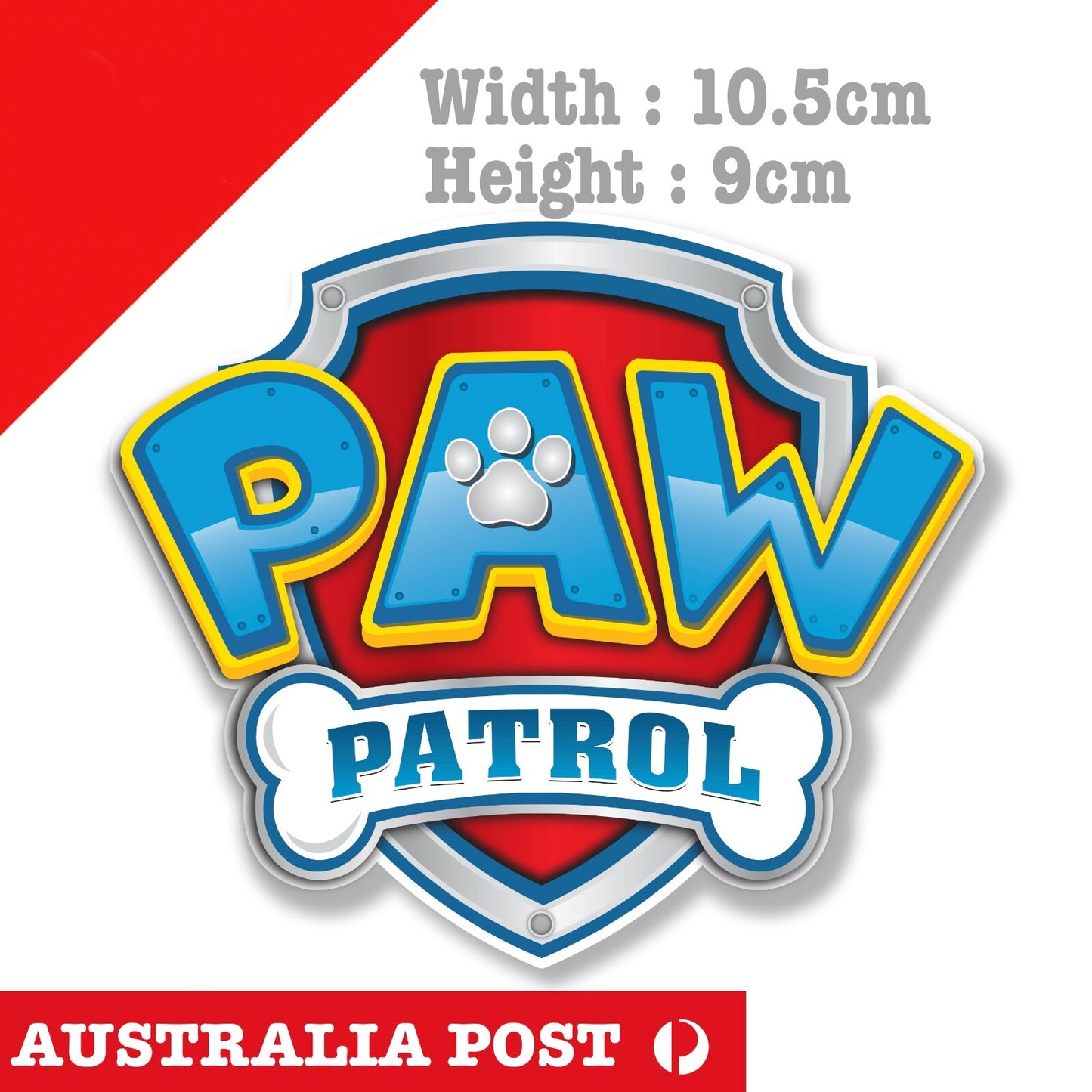 PAW Patrol Cartoon Logo  Laptop , Car  Vinyl  Sticker 