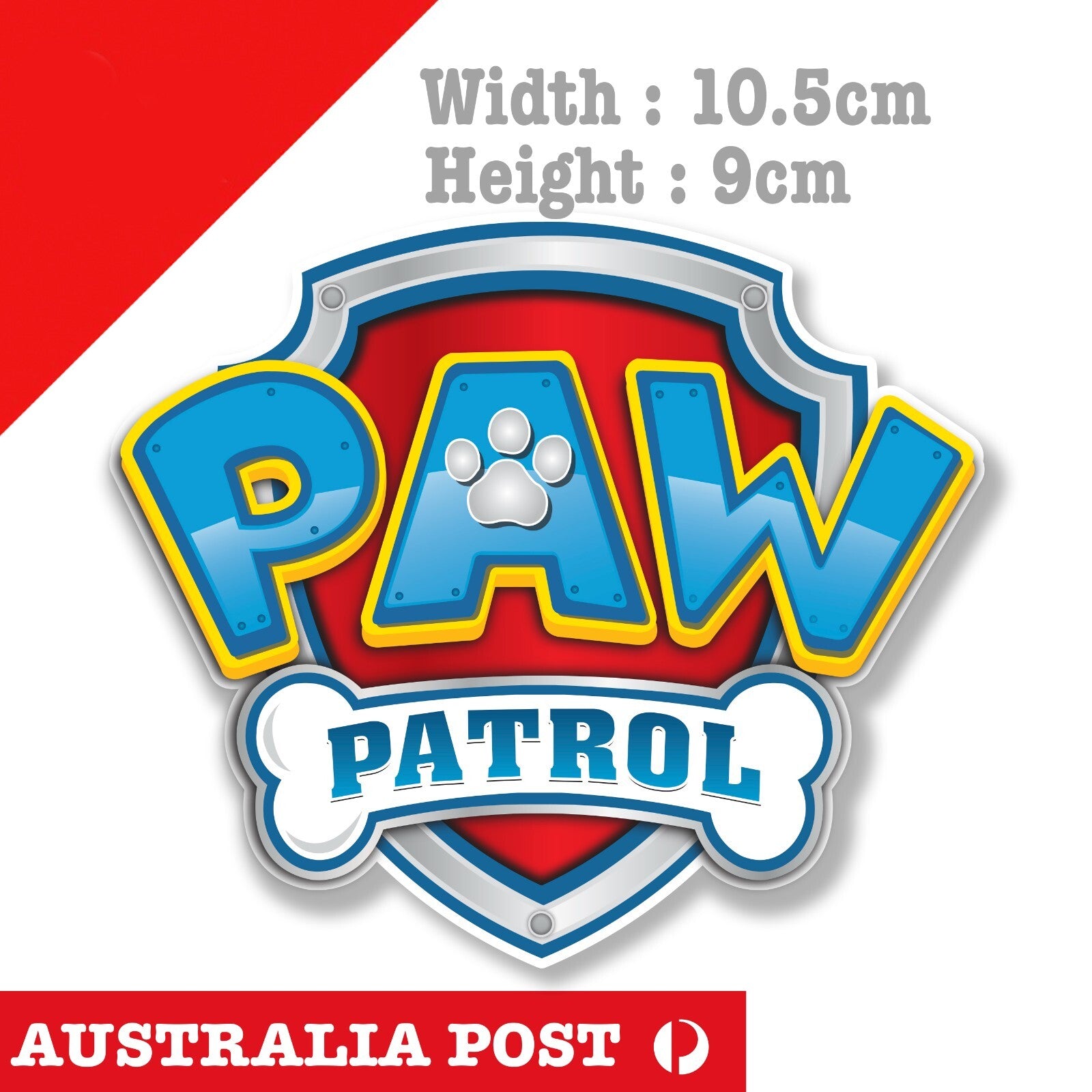 PAW Patrol Cartoon Logo  Laptop , Car  Vinyl  Sticker 