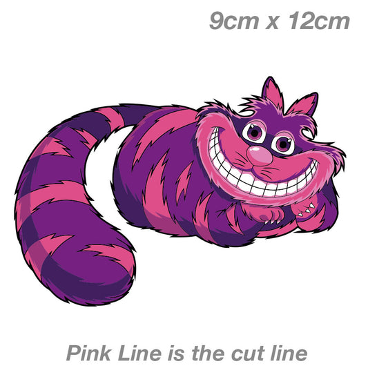 Cheshire Cat Smile  - Alice in Wonderland Laptop , Car  Vinyl  Sticker 