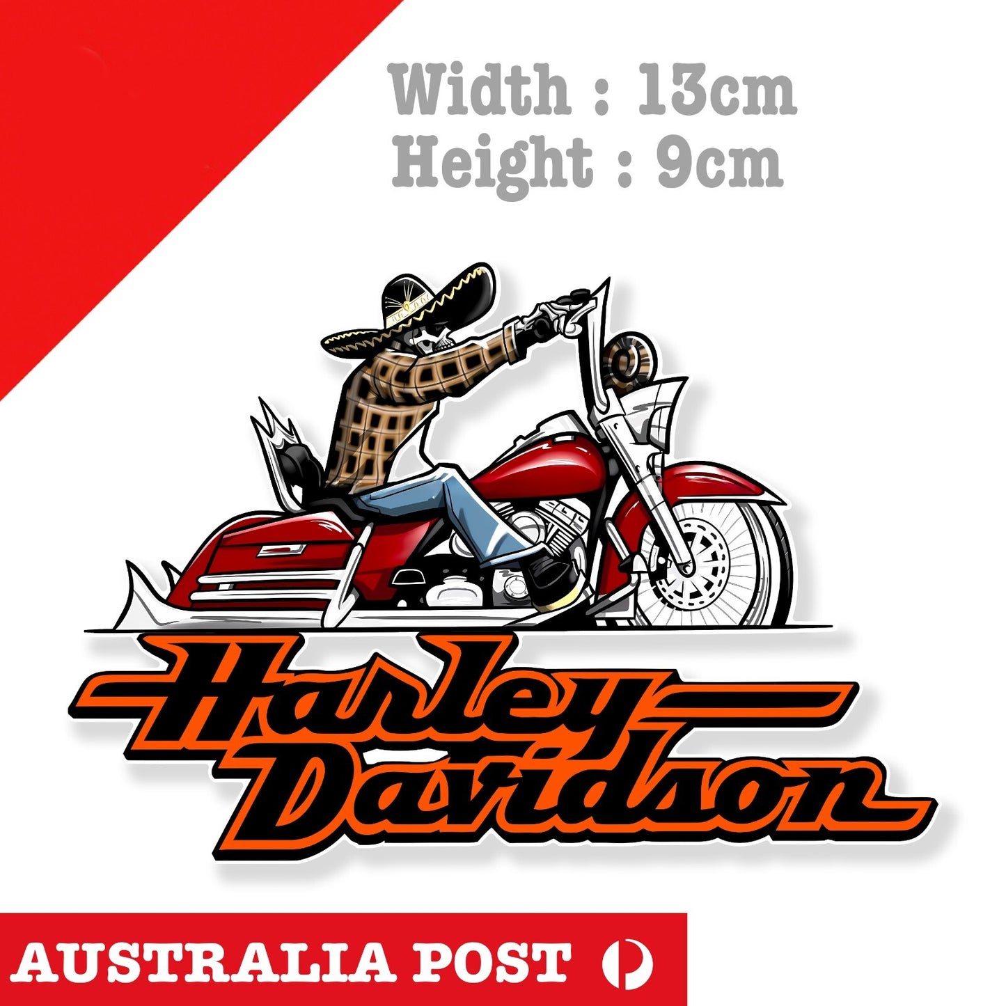 Harley Davidson Logo Motorcycle Logo, Fuel Tank, Helmet Skull Rider Sticker