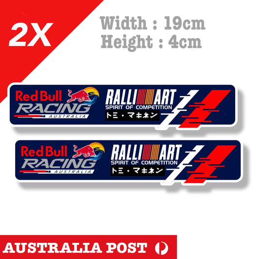 Ralli Art Mitsubishi Spirit of Competition, Red Bull Racing Australia Sticker