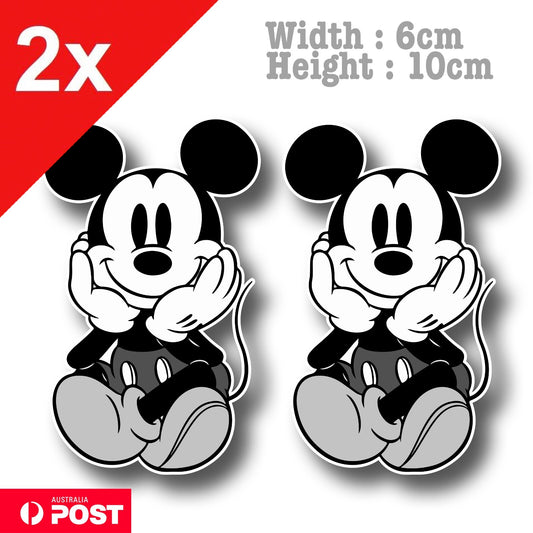 Mickey Mouse Sitting Cute Funny Sticker