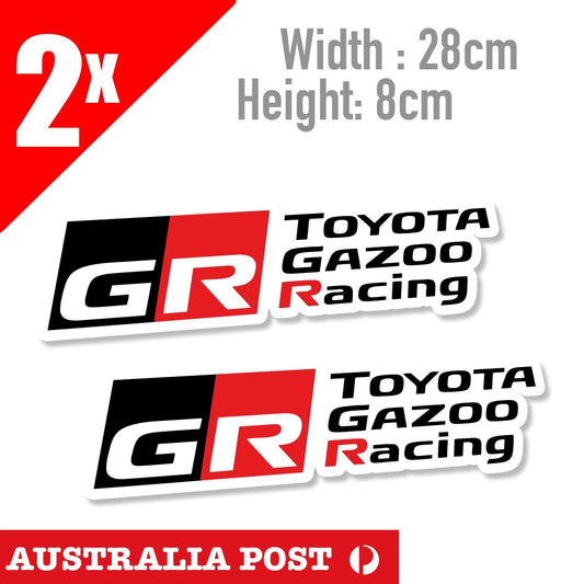 TOYOTA GAZOO Racing GR  Large Stickers