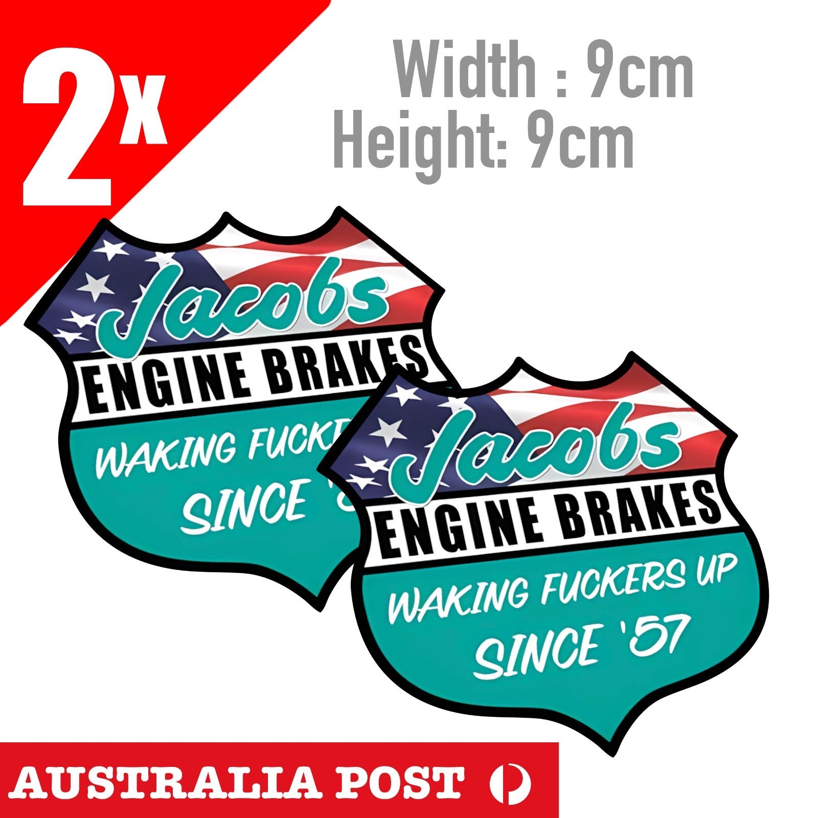 Jacobs Engine Brakes Sticker/Decal - Jake Kenworth Cummins Funny Sticker
