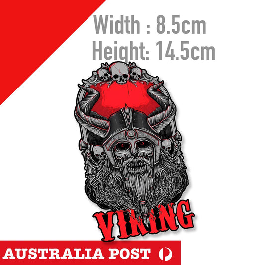 Odin Viking SKULL Age Valknut Runes Norse mythology Vinyl  Sticker