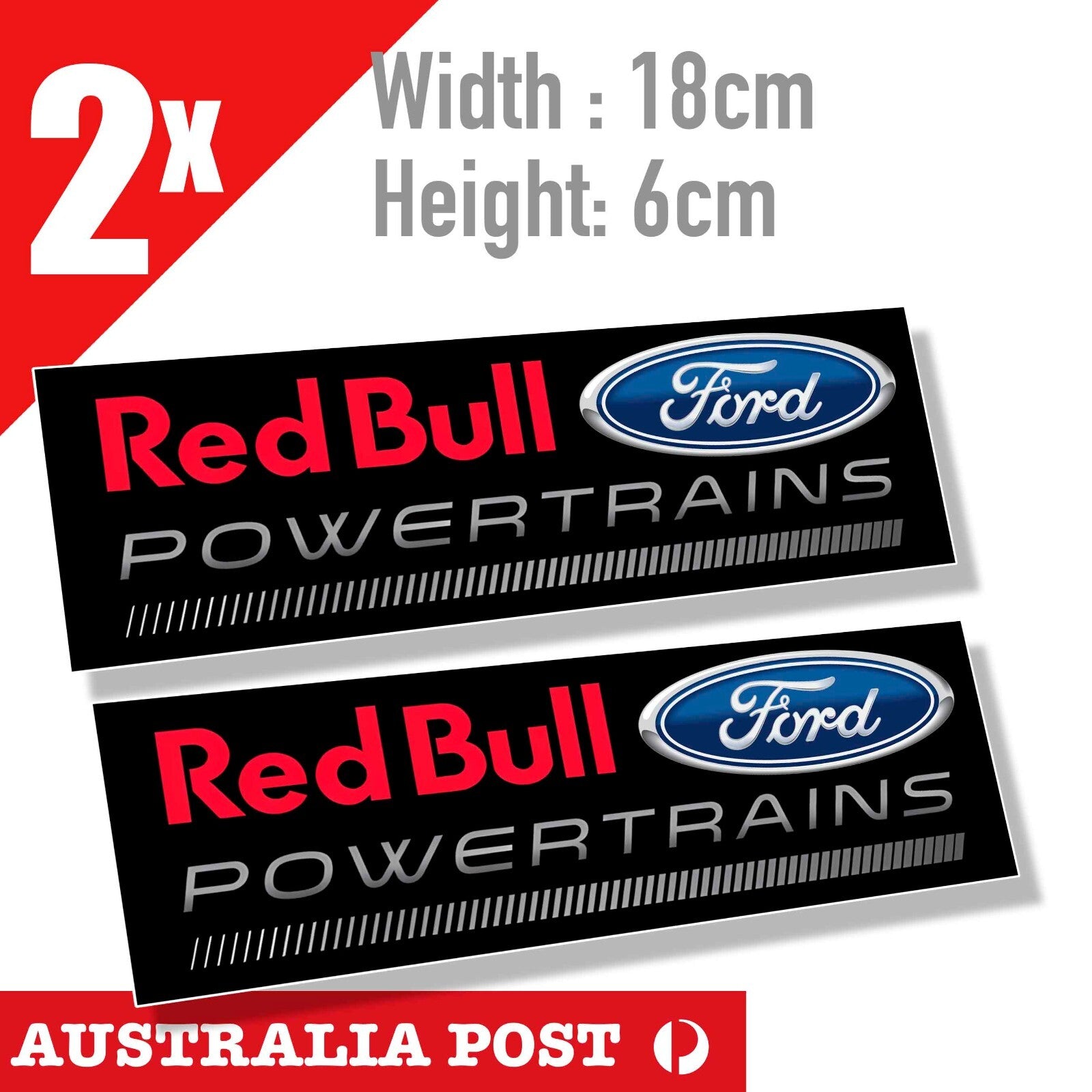 FORD Logo RED BULL POWERTRAINS Banner  Stickers