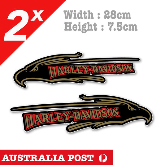 Harley Davidson Motorcycle Eagle Fuel Tank , Helmet, MotoGP Stickers