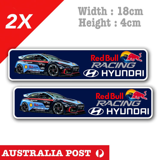 HYUNDAI Performance - Red Bull Logo Stickers