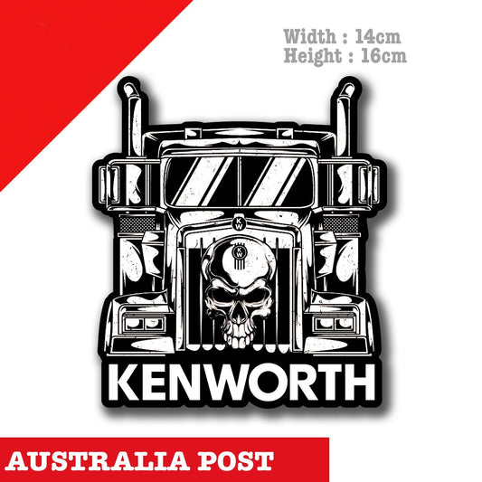 Kenworth Truck , Kenworth Skull Badge Truck logo Decal Sticker