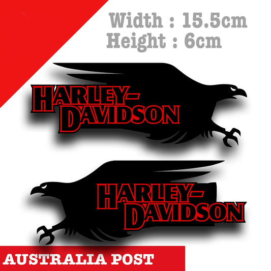 Harley Davidson HAWK hunter Fuel Tank, Helmet  Decal Sticker